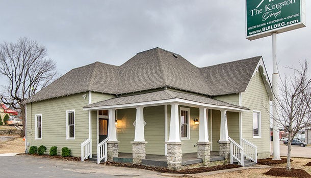 The Kingston Group's renovated office building in Nashville.
