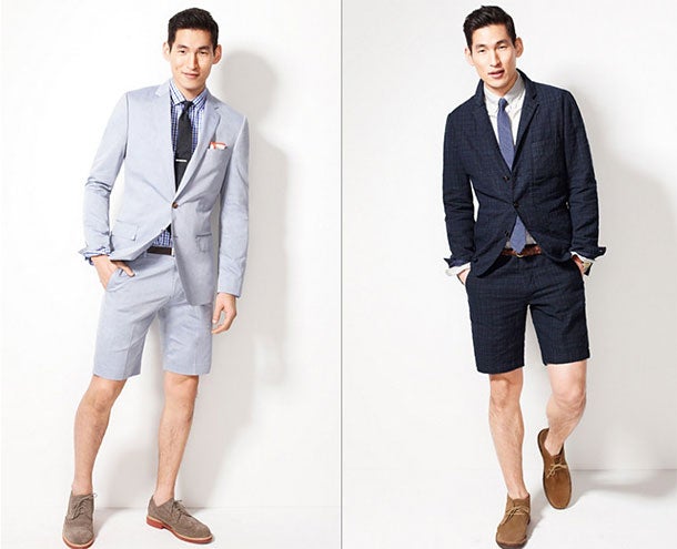 Bermuda sale shorts suit