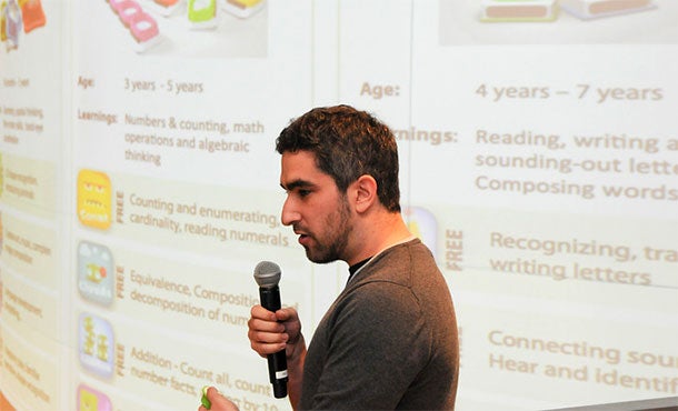 Expect more: Phyl Georgiou touts Tiggly toys as interactive learning tools.