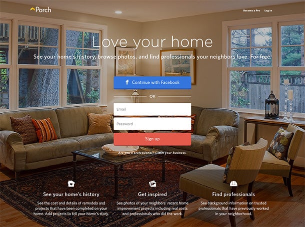 With $28 Million in New Funding, Porch Is the 1-Year-Old Startup Looking to Remodel the Home Improvement Market