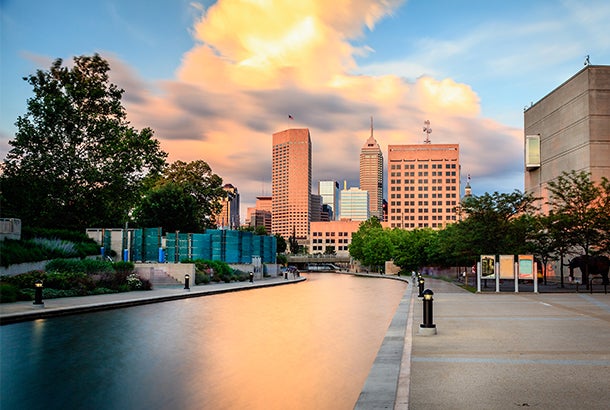 indianapolis-sunset-city