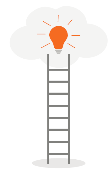 ladder and lightbulb