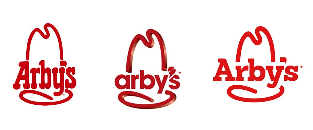 Arby's昂贵的改造:两年两个logo