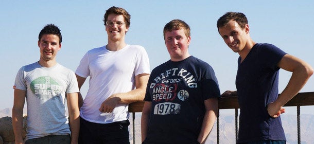 From Left to Right: Buffer co-founders Joel Gascoigne and Leo Widrich, along with Andrew Yates