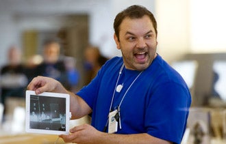 A Customer at an Apple Store Being Helped by an Apple Employee at an Apple  Store Editorial Stock Photo - Image of macbook, ipad: 235899068