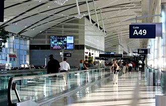 McNamara Terminal at the Detroit Metropolitan Wayne County airport