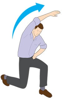 Hip Stretch with Reach