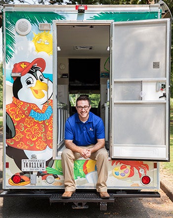 Kona Ice's Derek Taylor.