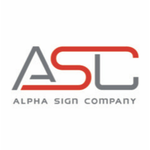Alpha Sign Company logo