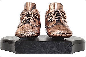 Bronze Baby Shoes
