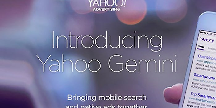 Yahoo's New 'Gemini' Tool Ties Mobile Ads and Native Search Together