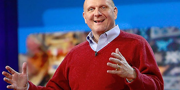 Ballmer Reminisces, Advises in First Appearance Since Exiting Microsoft