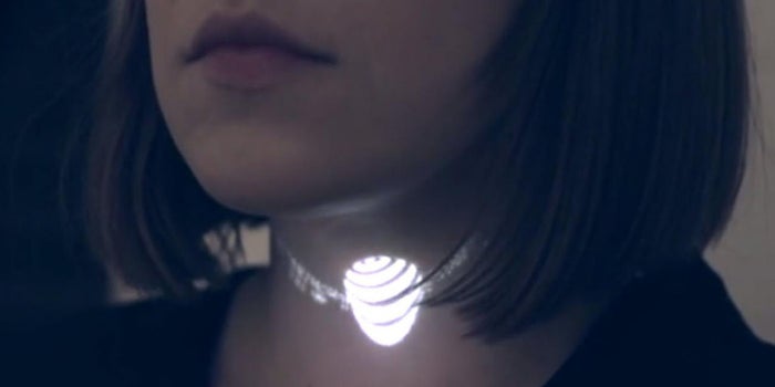 Gold? Silver? Pffft. This Necklace Is Pure Illumination.