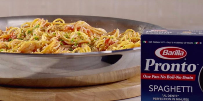 Barilla's New Pasta Eliminates Step No. 1: Boiling the Water