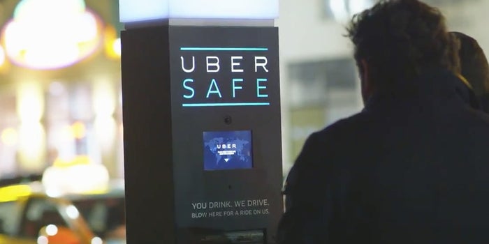 Uber Takes on Designated Driver Duties With Breathalyzer Kiosks in Toronto