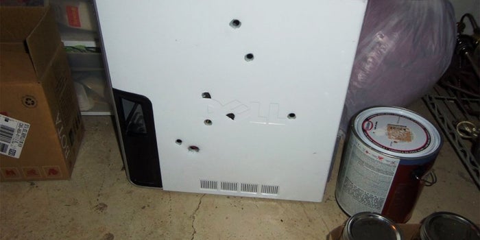 Forget Road Rage. This Guy Shot Up His Computer and Said It Was 'Glorious.'
