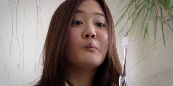 Forget Toothpaste. This Nifty Toothbrush Scrubs Teeth Clean With Nanotech.