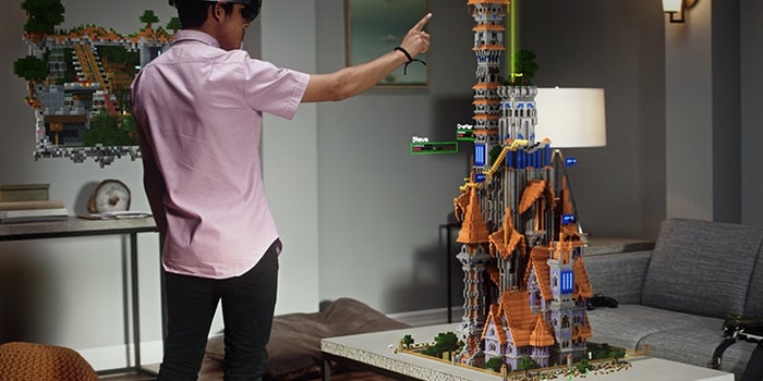 Watch Microsoft's Eye-Popping Hololens Demo Using Minecraft