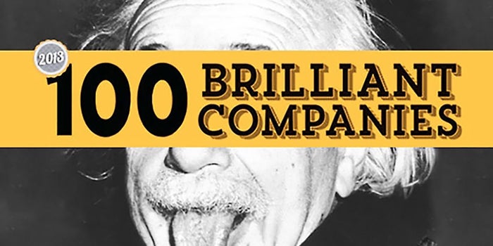 Entrepreneur's 100 Brilliant Companies -- 2013