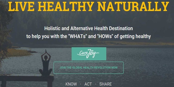 Think of natural health and wellness? Curejoy is what many refer to