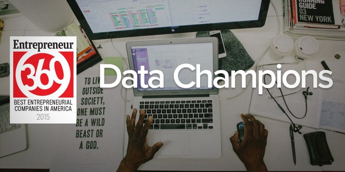 For Entrepreneur360 'Data Champions,' Success Is Steady, Plotted and Planned