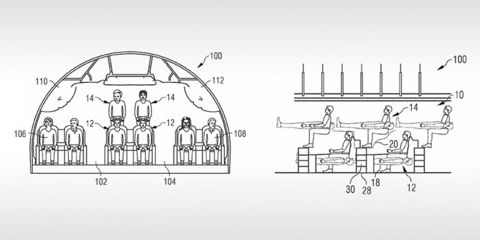Airbus Files Patent That Shows Airplane Passengers Stacked On Top of Each Other