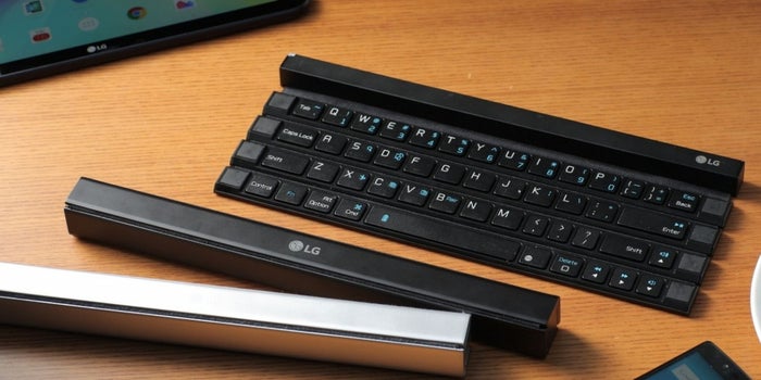A New Accessory You Can Roll With: The LG Rolly Keyboard