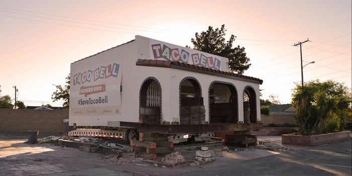 The First Taco Bell Is Road Tripping to Headquarter Mothership