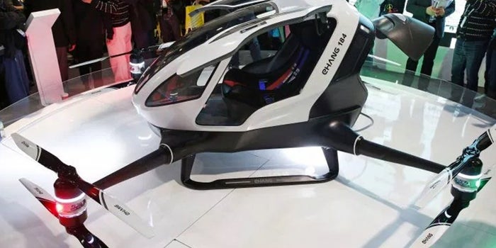 First Autonomous, Human-Sized Drone Revealed at CES
