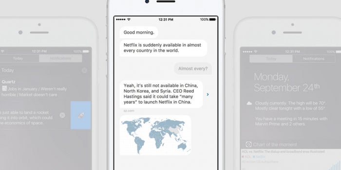 Quartz to Text You the News, Joining Other SMS-Based Services