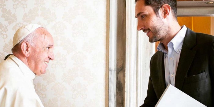 Instagram CEO Meets With the Pope to Discuss the Power of Images