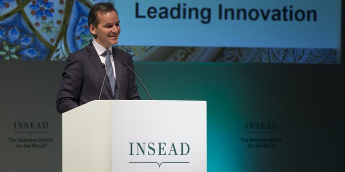 INSEAD Chairman Dr. Andreas Jacobs On Executive Education, Entrepreneurship And The Middle East