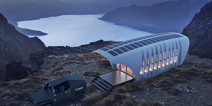 Check Out This Super Cool Sustainable 3-D Printed House and Car Combo
