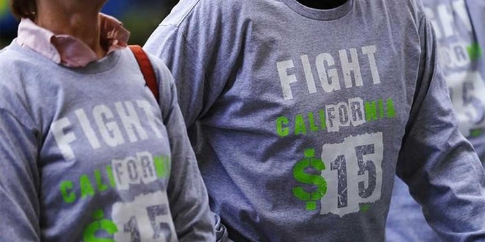 California Unions, Lawmakers Agree to $15 Minimum Wage