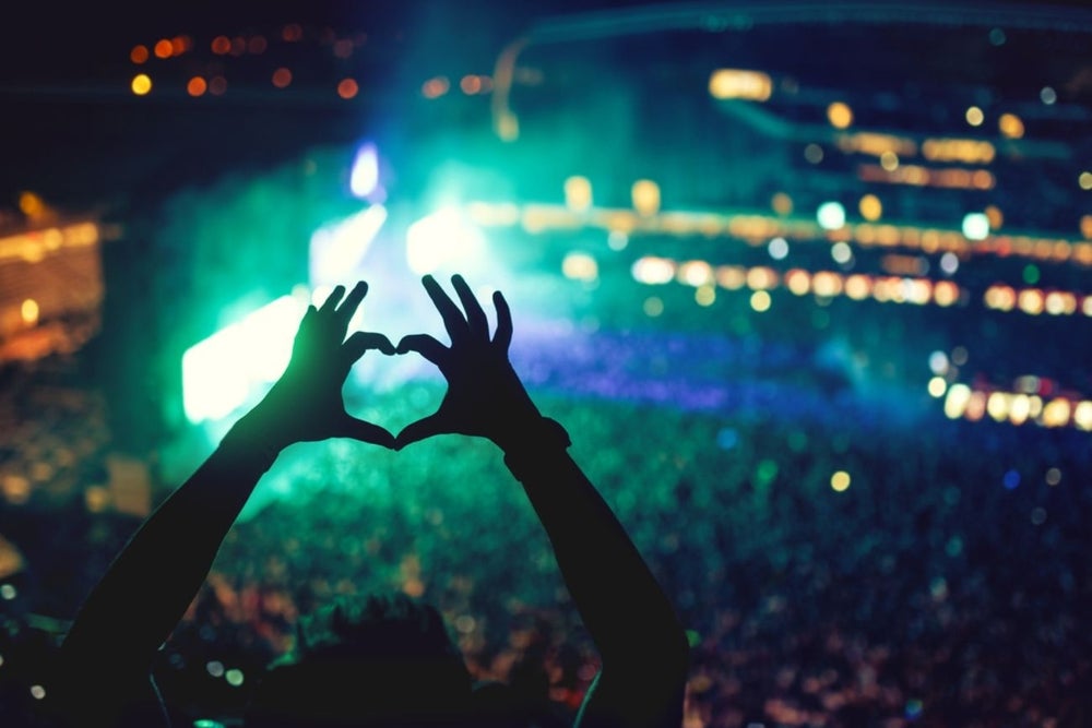 Rage at a music festival