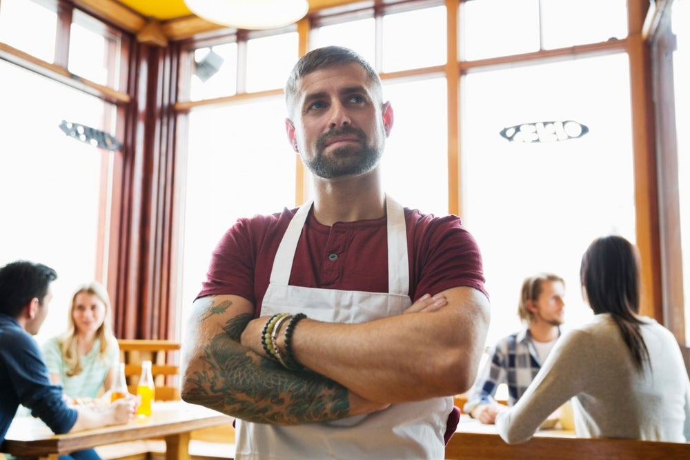 Stock Photos of Entrepreneurs Looking Thoughtfully Into the Distance