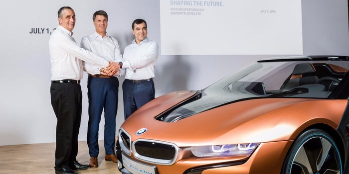 BMW, Mobileye And Intel Team Up To Build Self-Driving Cars