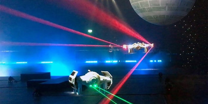 'Star Wars' Drones Can Do Aerial Stunts and Shoot Lasers