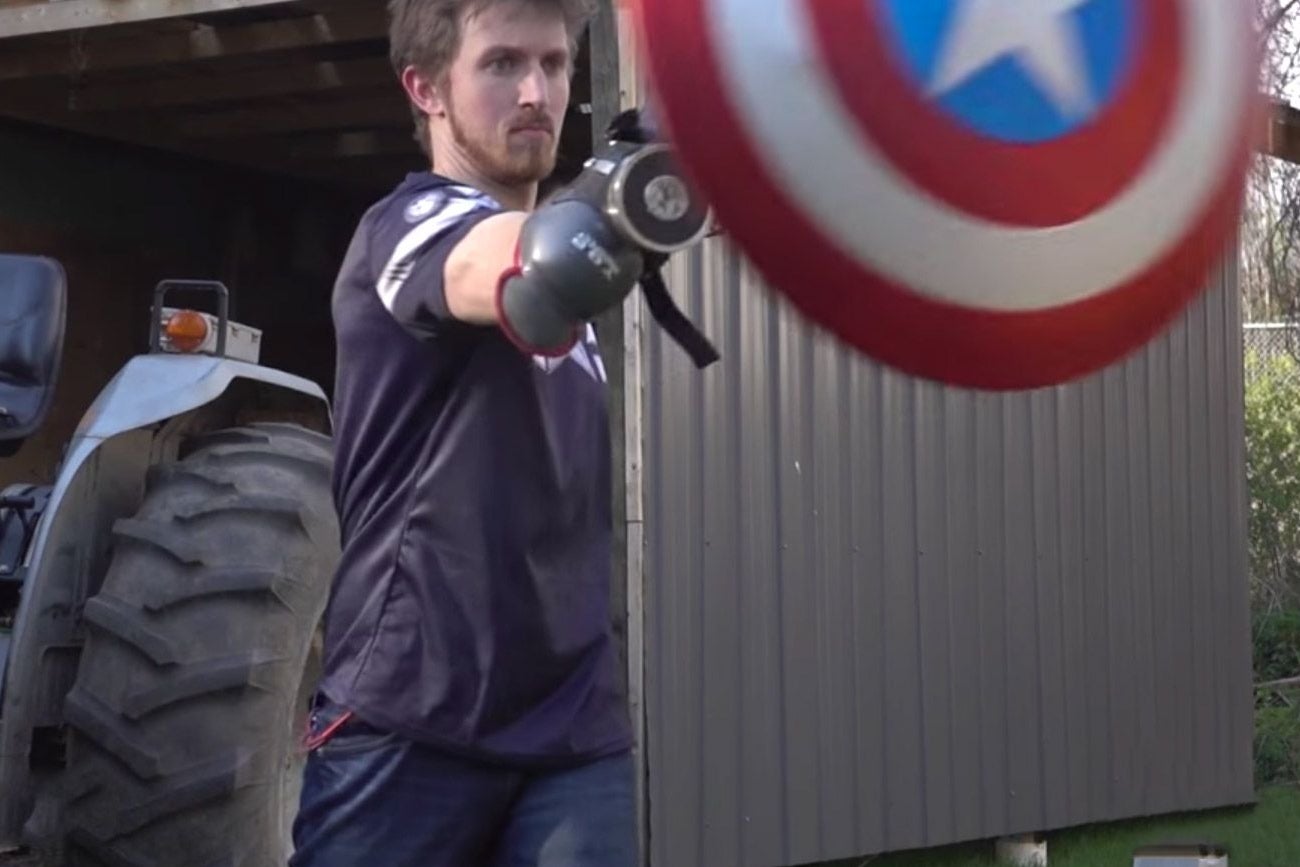Check Out This Homemade, RealLife Captain America Shield