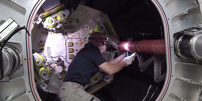 U.S. Astronauts Prepare Station for Commercial Space Taxis
