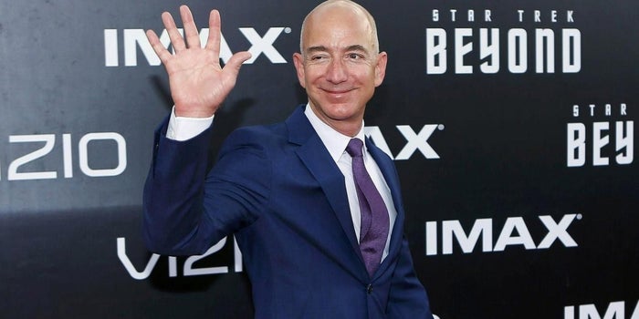 Jeff Bezos Unveils New Rocket to Compete With SpaceX