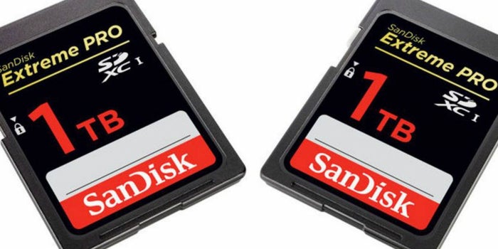 If Space Is All You Want: SanDisk Releases Prototype of 1TB SD Card