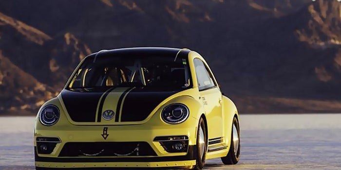 Volkswagen Modified a Beetle to Get Porsche-Like Speed