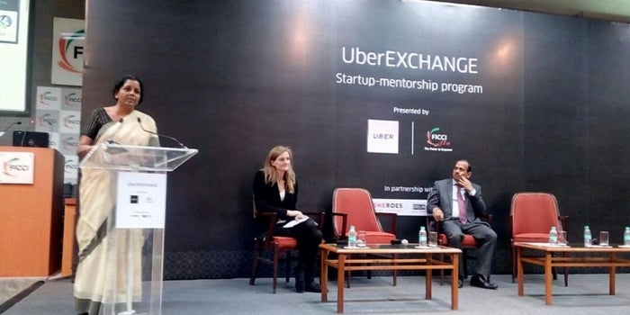 Nirmala Sitharaman Launches UberPITCH 2016 Challenge For Women Entrepreneurs