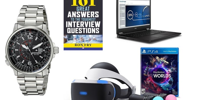 From the PlayStation VR to an Attractive, Stainless Steel Men's Watch, Check Out Today's Best Deals