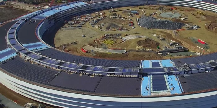 Check Out This Amazing Drone Footage of Apple's Future Campus