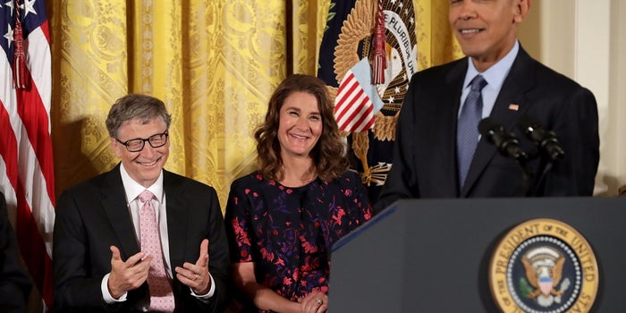 Obama Pokes Fun at Bill Gates as He Awards Him Presidential Medal of Freedom
