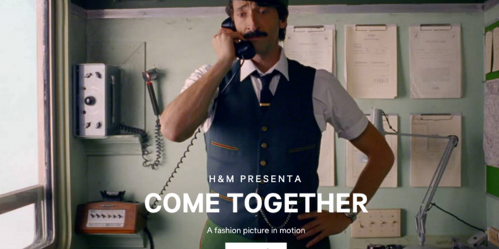 Wes Anderson y Adrien Brody traen la Navidad a H&M
