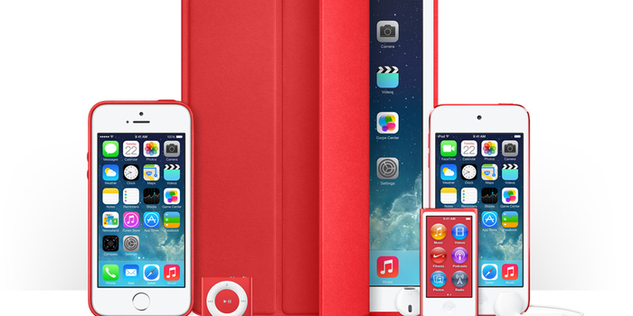 Apple estrena accesorios rojos por la lucha contra el SIDA