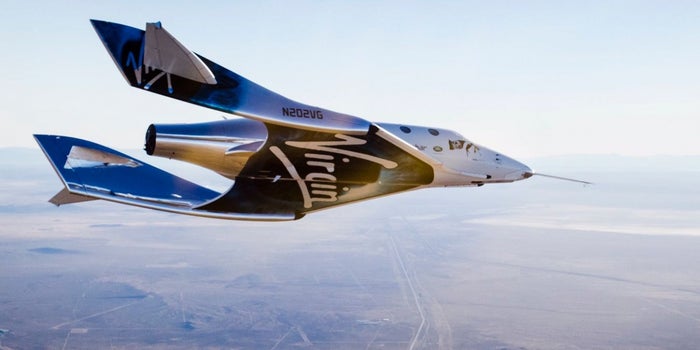 Virgin Galactic's New Spaceship Completes Its First Glide Test